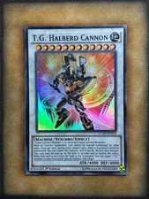 Yugioh T.G. Halberd Cannon LC5D-EN216 Super Rare 1st Ed NM