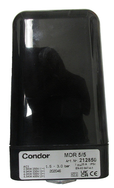 "Condor Druckschalter Mdr 5/5 1/2\", 230 U. 400 V, FüR Hauswasserwerke"-image