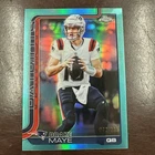 2025 Topps Chrome - Drake Maye #207 Aqua Refractor /299
