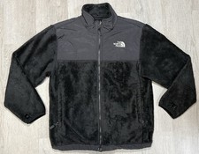 The North Face Denali Jacket Girls Size Large Black Full Zip Pockets Fleece