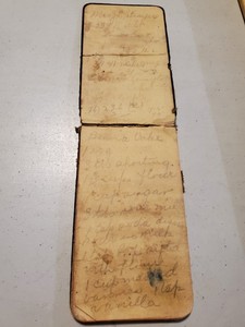 VINTAGE 1930'S POCKET MEMO BOOK NOTES LEDGERS IOU SCRIBBLES PAYMENTS
