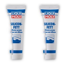 2x 100g LIQUI MOLY 3312 Silicon-Fett transparent Silikonfett Schmierung
