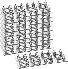 Pronged Truss Plates 2x4 inch, 1 mm Thick, 8mm Teeth, Galvanized Steel 10-Pack 