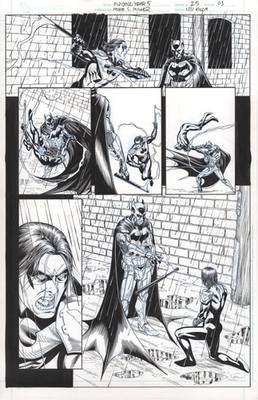 Original comic art page from INJUSTICE: GODS AMONG US