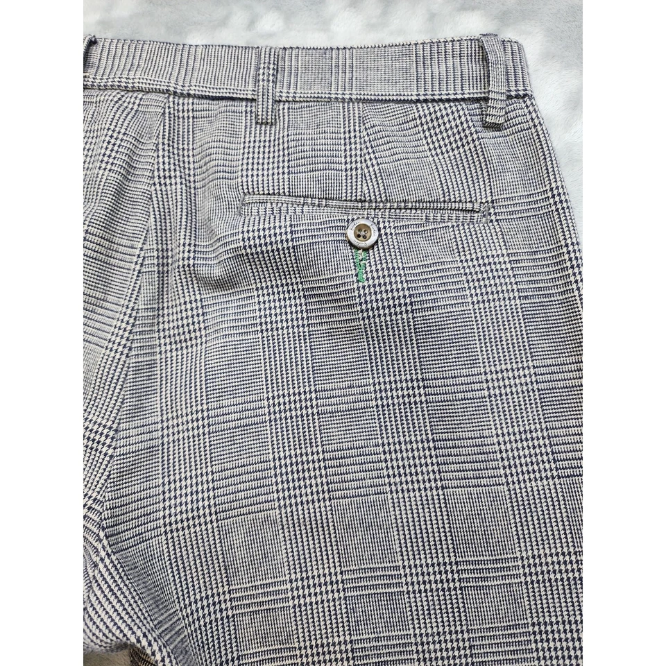 Pantalón Chino Boden Pierna Ajustada a Cuadros Talla 32R Negro Blanco Algodón Oficina Preppy Informal Foto 4 de 4