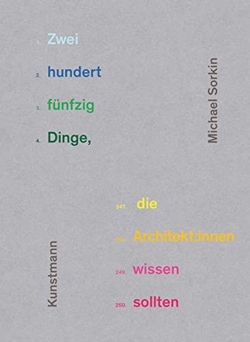 Майкл Соркин Цвайхундертфюнциг Динге, die Architekt:inn (Твердый переплет) (ИМПОРТ ИЗ Великобритании)
