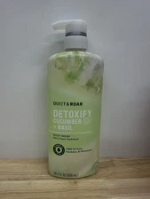 Quiet And Roar Detoxify Cucumber And Basil Body Wash 20.2 Fl Oz