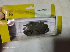 Roco Minitanks PzH M7B1 Tank Carrier #742