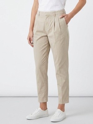 NWT Dondup Khaki Beige Neutral Pleated Trouser Pants Effortless Italian Chic 31