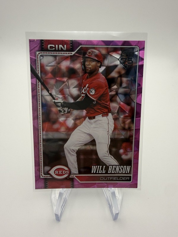 2026 Topps Series 2 Will Brinson Pink Diamente