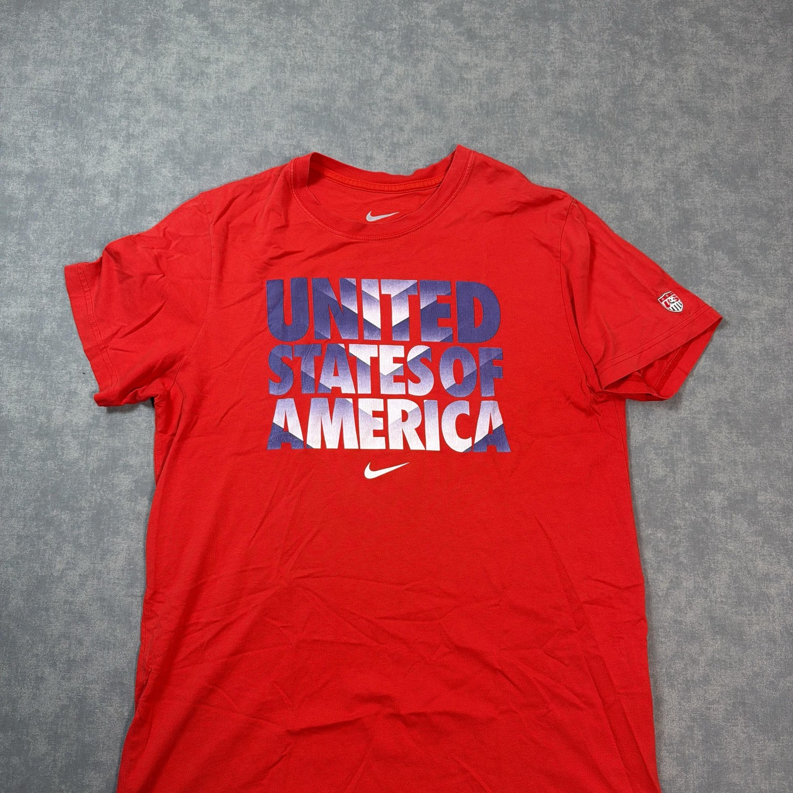 United States Shirt Mens XL Red Soccer Nike USA Graphic Tee Top USMNT Football