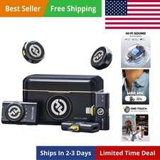 Lark M2 Wireless Microphone for iPhone/Camera/Android/PC, 48kHz/24-bit High F...