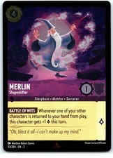  53 Merlin, Shapeshifter COLD FOIL Disney Lorcana Floodborn Rare