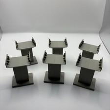 Wooden Train Track Bridge Supports Risers x6 Brio Compatible