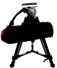 VINTEN VISION 100 HEAD 100mm CARBON SYS MIDSP TELEBAR PLT TDKN BAG SERVICED 44Lb