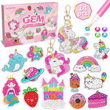 Maqhpu Stocking Fillers Kids, Diamond Art Kits, Gifts for 6 7 8 9 10 Year Old Gi