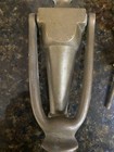 Vintage Brass Door Knocker With Hardware Needs Polishing — photo 3