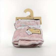 Mon Lapin Velvet Baby Blanket New - Pink 30"x40"