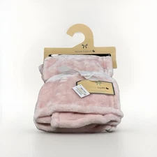Mon Lapin Velvet Baby Blanket (New) - Pink 30"x40"
