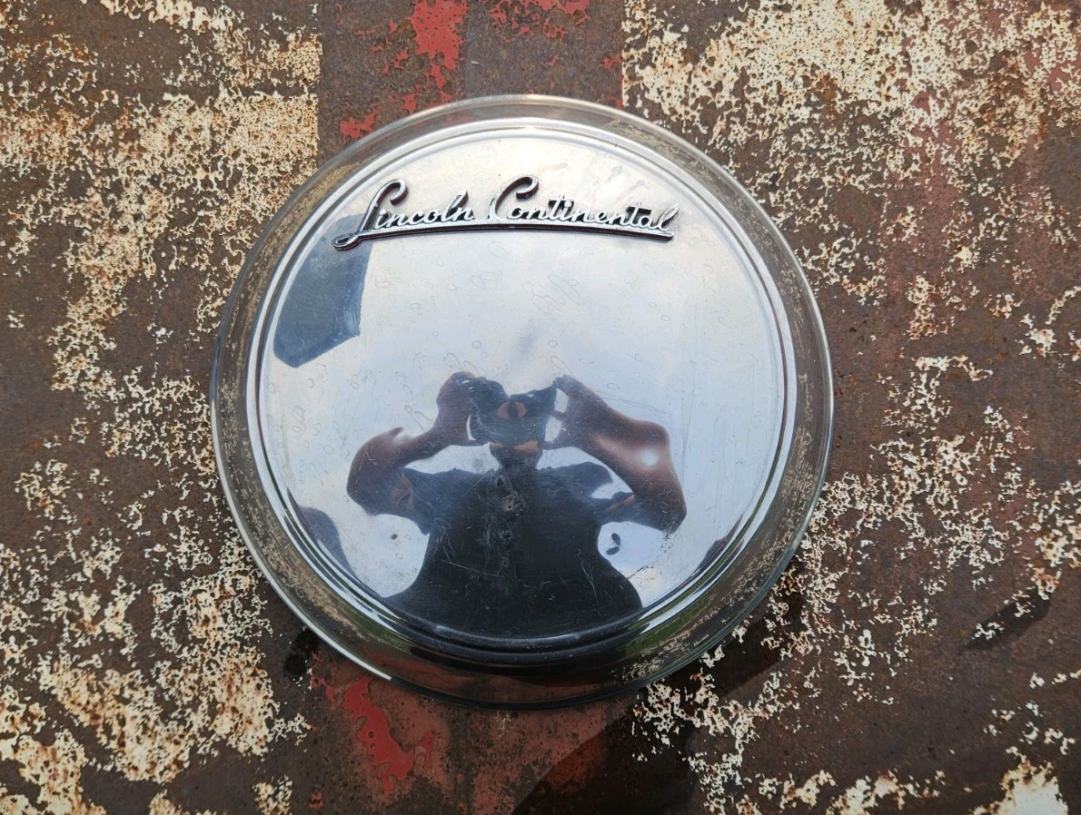 1 Single 1941-1948 Lincoln Continental Spare Tire Hubcap Hub Cap 1942 1946 1947 