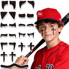 48 Pairs Eye Black Stickers Sports Face Eyeblack Sticker For Baseball Football