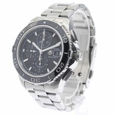 Tag Heuer Watch Stainless Steel CAK2110 Aquaracer Chronograph Date Automatic Men