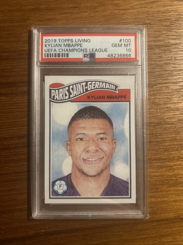Kylian Mbappe #100 — 2019 Topps Living UEFA Champions League soccer card