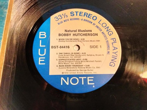 BOBBY HUTCHERSON Natural Illusions BLUE NOTE LP - Picture 2 of 4