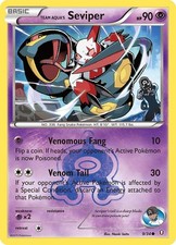 2015 Pokemon Double Crisis - Team Aqua's Seviper (#9/34, Common, Heavily Played) on eBay