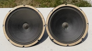 Pair of VTG 12” Rola 285012 AO 22748 0 8 ohm Alnico Speakers Hammond Organ