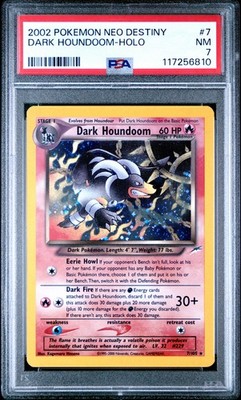 2002 POKEMON NEO DESTINY 7 DARK HOUNDOOM-HOLO PSA 7 NM #117256810