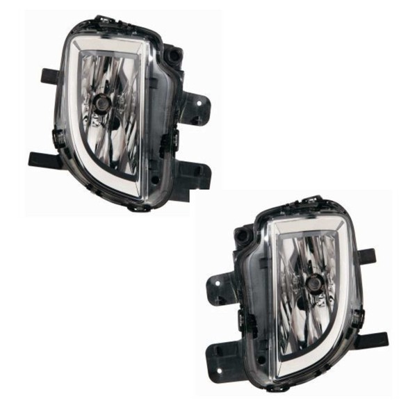 Nebelscheinwerfer Set Mit Steckdose Links Rechts FüR VW Golf VI 5K1 H8-image