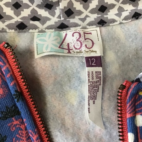 Matilda Jane Up North Hoodie Mixed Patterns 12 Cozy town relaxed tween - Picture 5 of 7