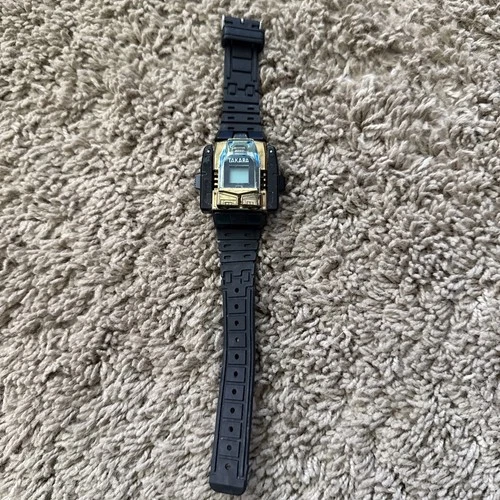 Vintage G1 Takara Transformer Deceptor Robot Watch Complete W/ Takara Band RARE