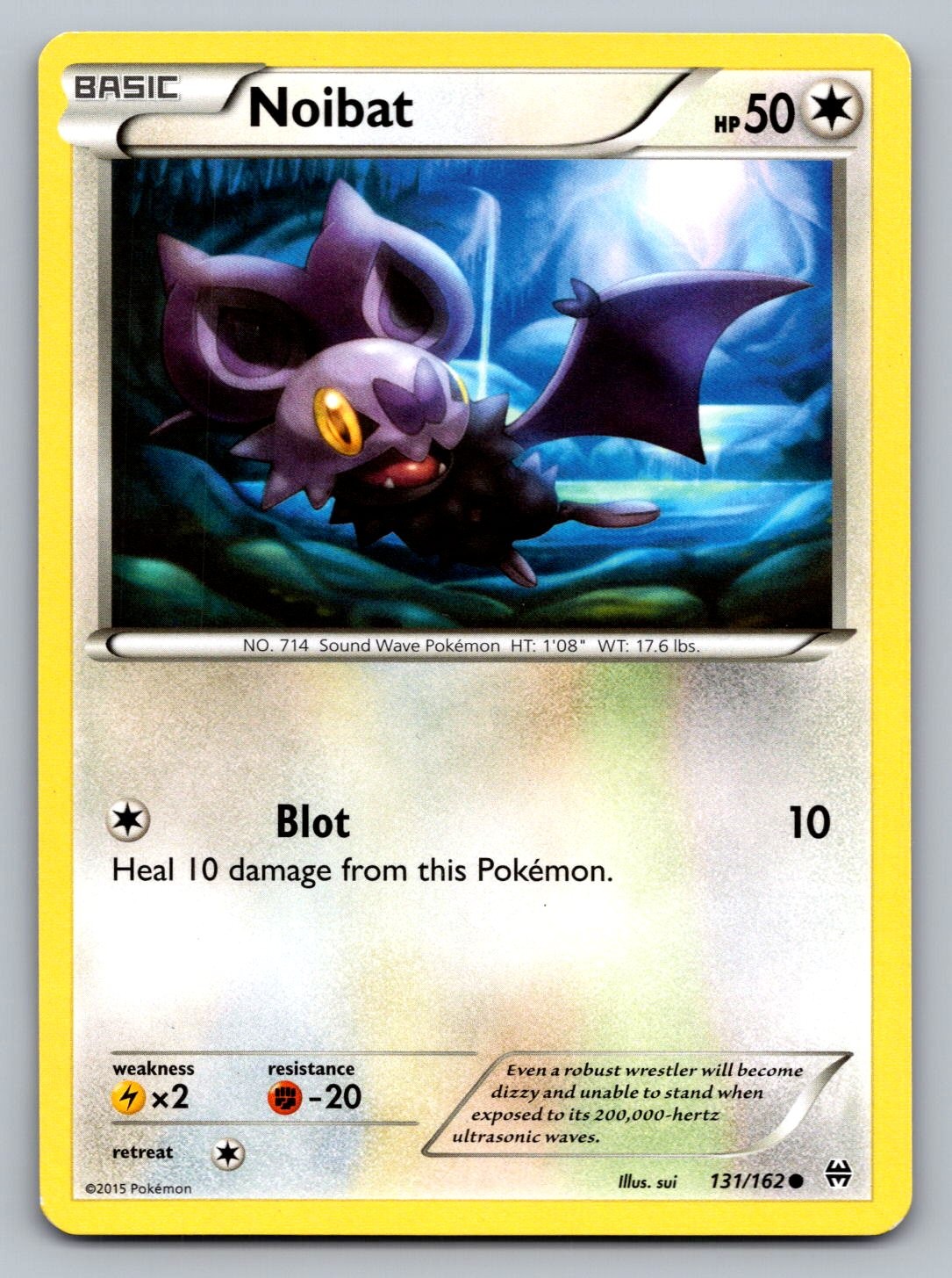 Pokemon TCG XY - BREAKthrough Noibat (131) 131/162