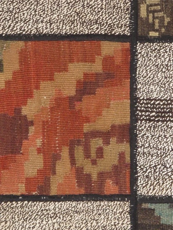 Vintage Hand Woven Traditional Kilim Rug 3'3" x 5'5" Oriental Wool Carpet - Image 3 of 4