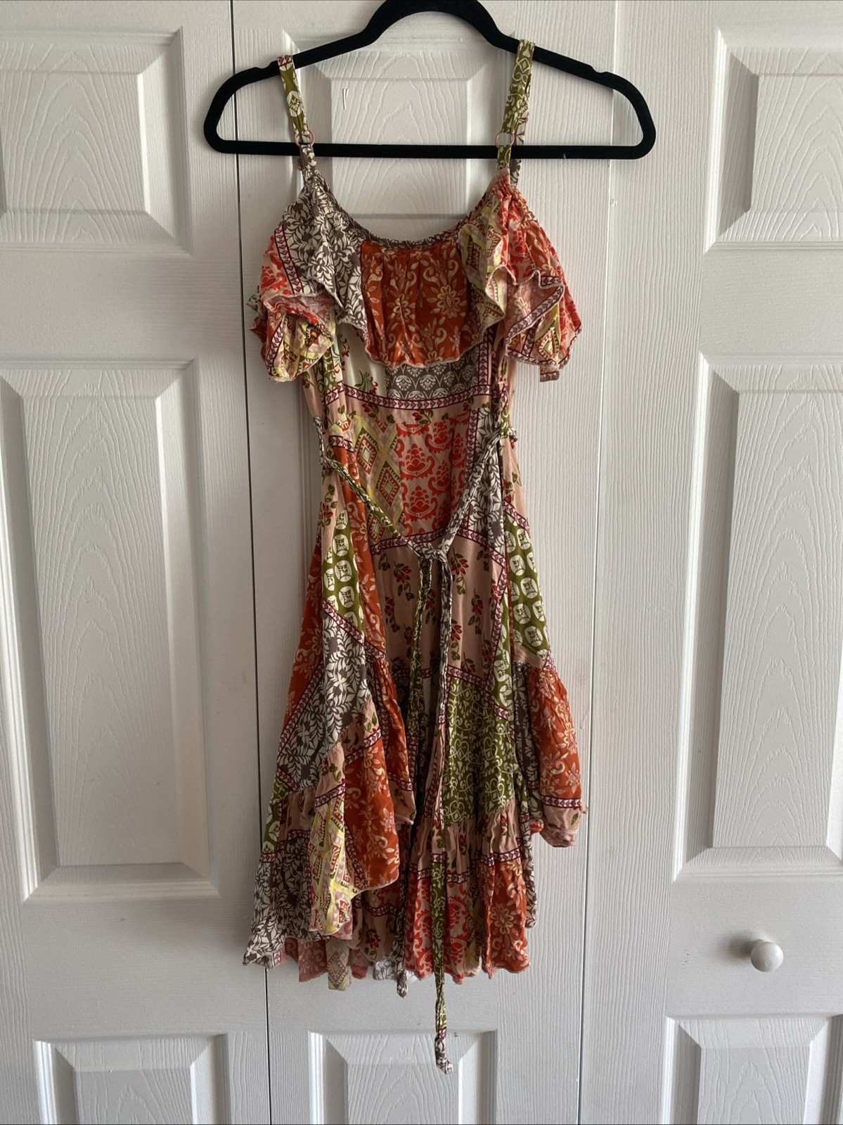 Abel The Label  Medium Patchwork Dress Asymmetric… - image 6