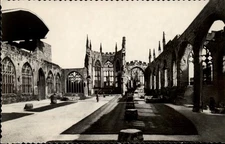 Coventry Cathedral Coventry England vintage postcard s593