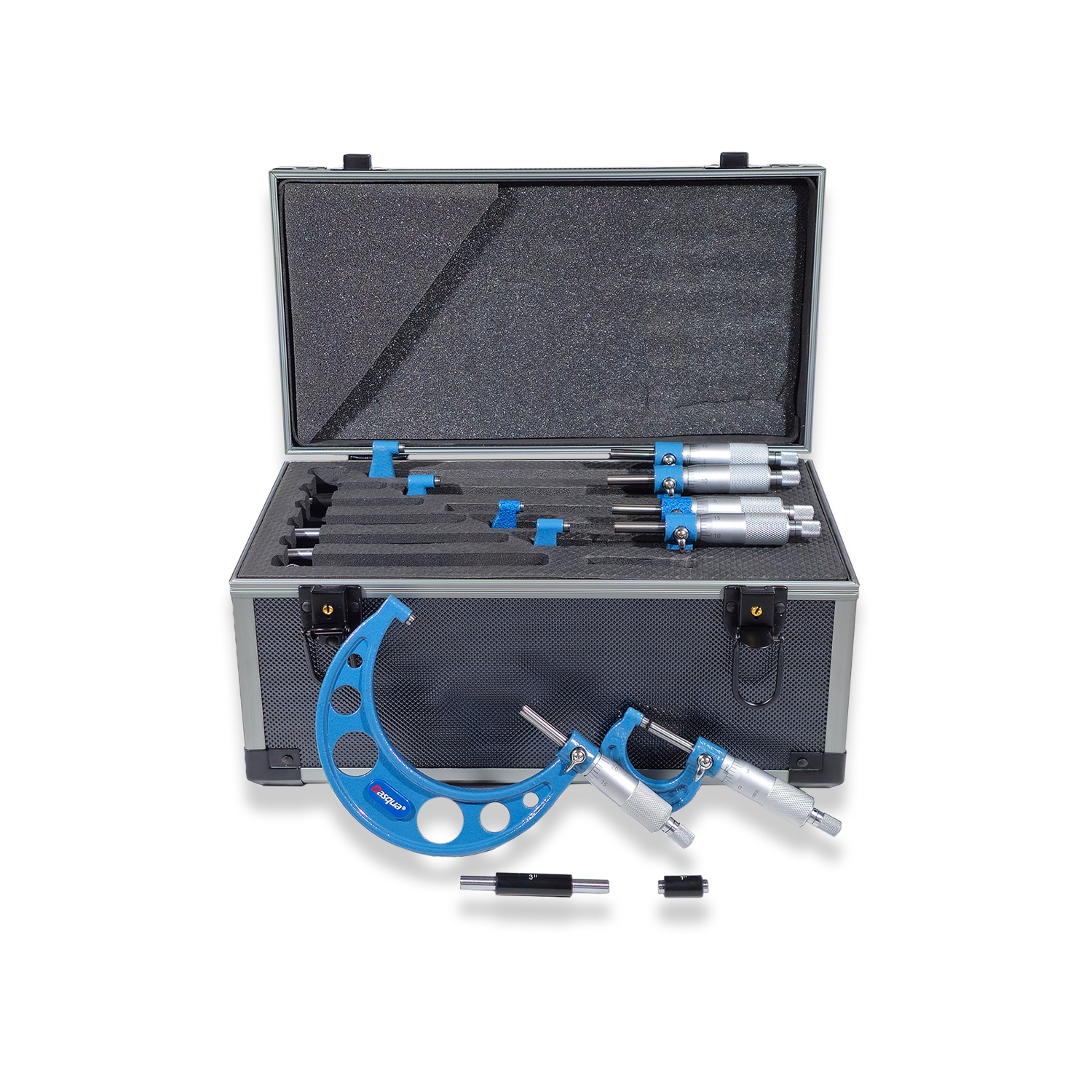 DASQUA 6PC IMPERIAL OUTSIDE MICROMETER SET 0-6″ 4112-0216 RDGTOOLS