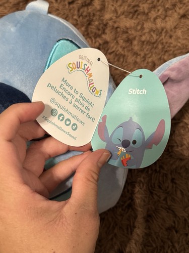 Squishmallow Disney Stitch with Fries 8” Plush Kellytoy NWT Fall 2024 Rare New - Picture 6 of 13