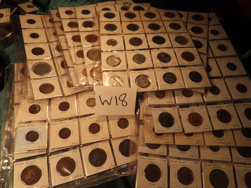 W18 Great Britain Modern Coin Collection Too Many to Photo HUGE Group 323 pcs!