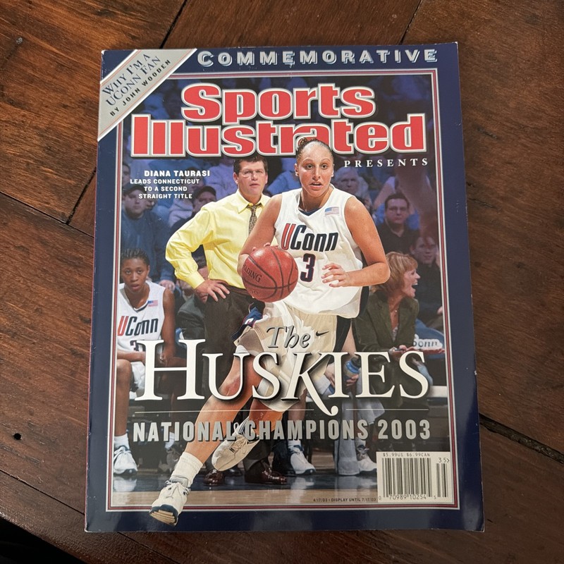 Sports Illustrated UConn Huskies Womens Basketball National Champions 2003