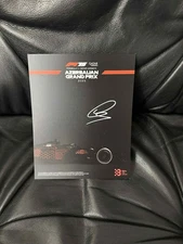 Lewis Hamilton signed official autograph card Azerbaijan 2025 GP