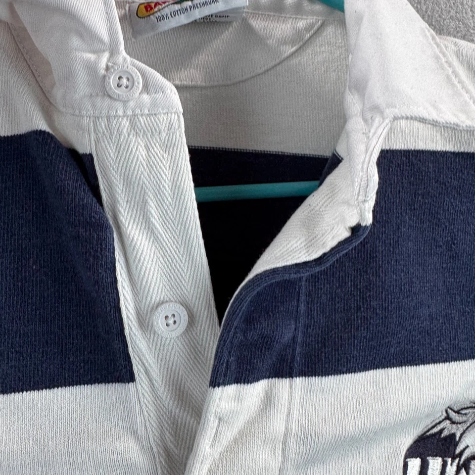 University of New Hampshire Wildcats Rugby Shirt Mens Small Heavy Cotton UNH Y2K - Image 4 of 4