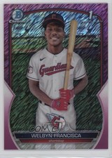 2023 Bowman Chrome Prospects Fuchsia Shimmer Refractor Welbyn Francisca 1lq2
