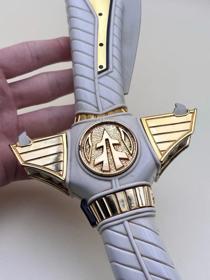 Power Rangers Legacy Bandai Sabre Saba Lion White Rangers #A19 - Photo 3/4