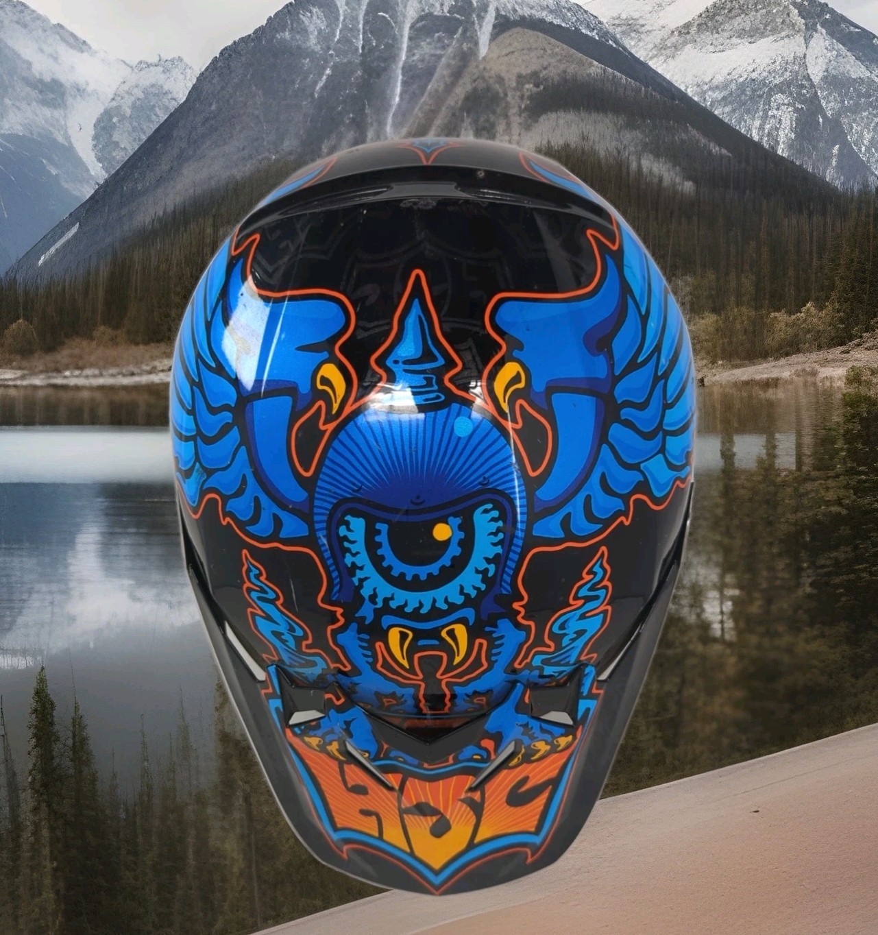 HJC CL-XY II  EYE FLY OFF ROAD Motocross BMX Bike Helmet YOUTH xl Adult Small 7"