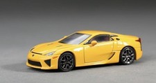 GB DCT 1:64 2010 Yellow LFA Coupe Hatchback Sports Model Diecast Collect Car