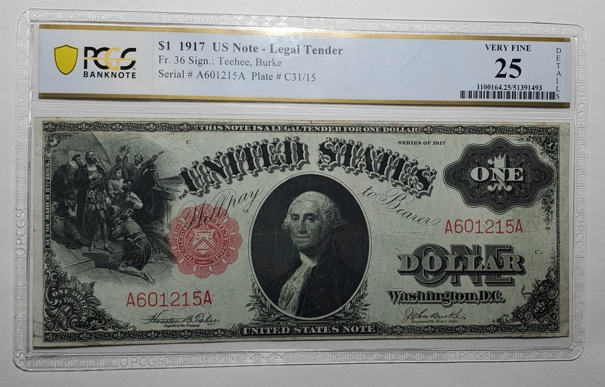 Circulated $1 1917 Year United States Large Size Notes for sale | eBay