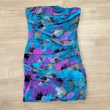 Nikibiki Size Medium Strapless Layered Bodycon Mini Dress 